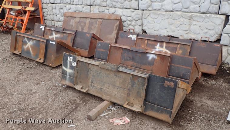 image for item FI9447 (6) skid steer buckets