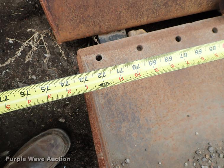 image for item FI9447 (6) skid steer buckets