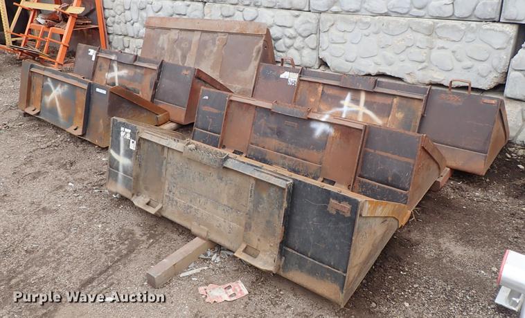 image for item FI9447 (6) skid steer buckets