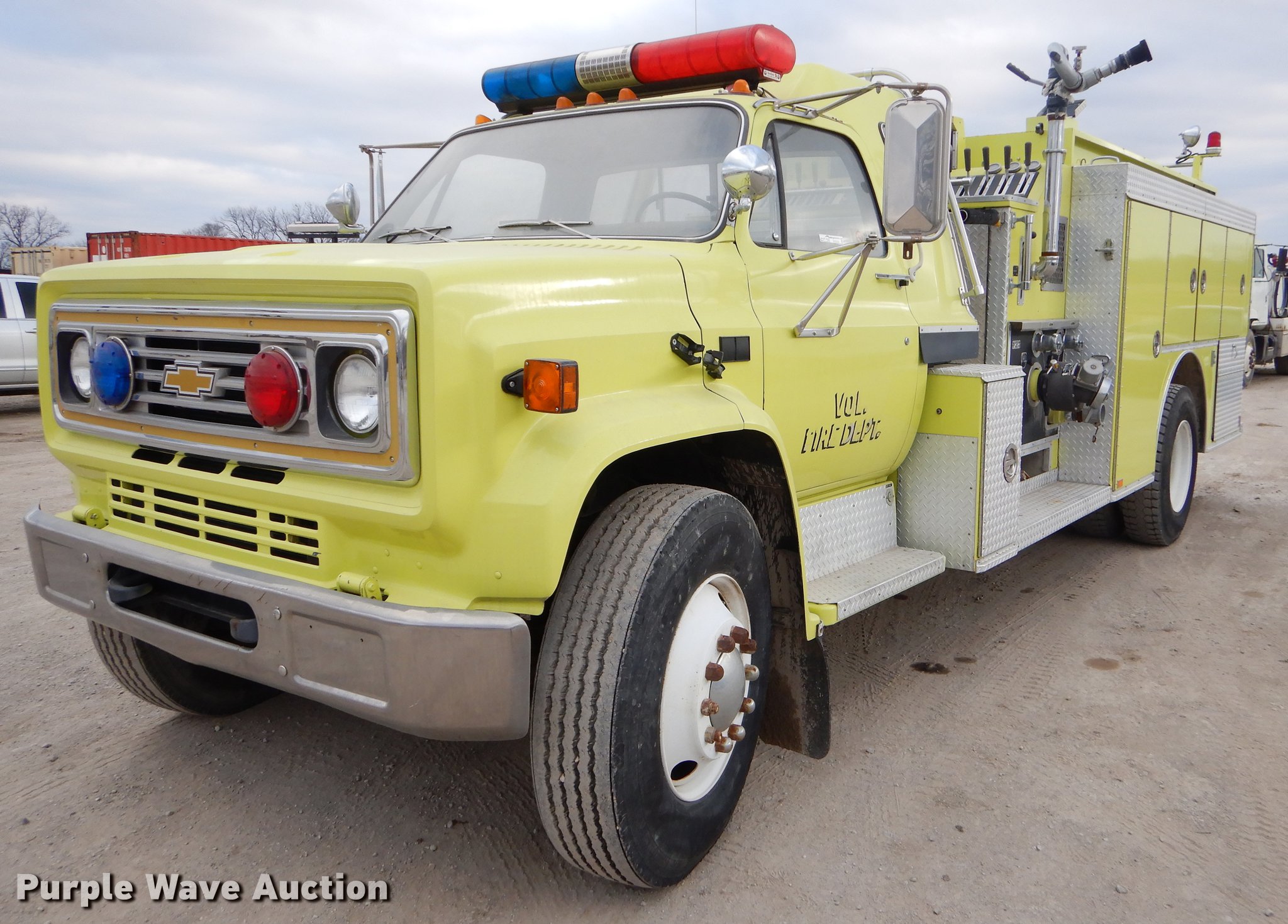 1988 Chevrolet C70 fire truck in Haskell, OK Item ER9338 sold
