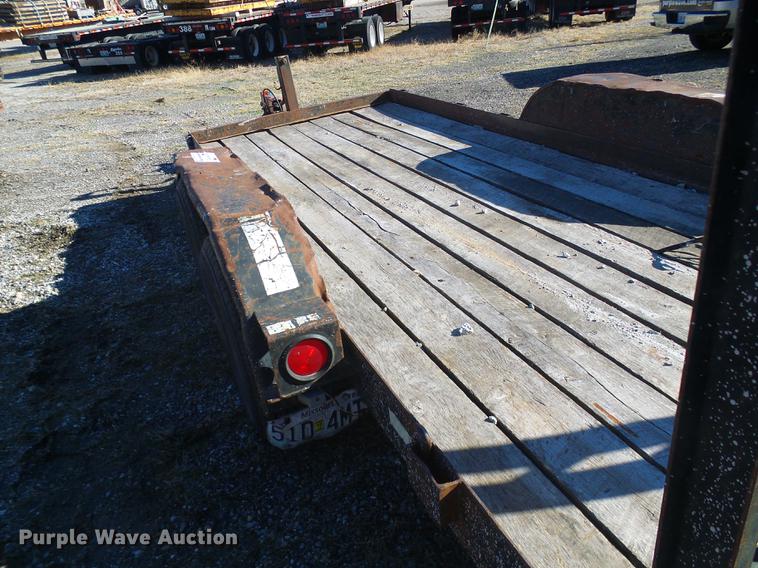 image for item DB2144 1997 Cronkhite utility trailer