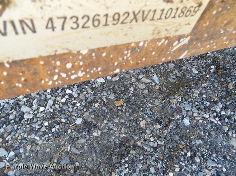 image for item DB2144 1997 Cronkhite utility trailer