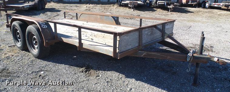 image for item DB2145 1991 Hull utility trailer