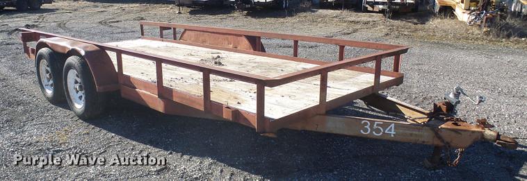 image for item DB2146 1997 Inlow utility trailer