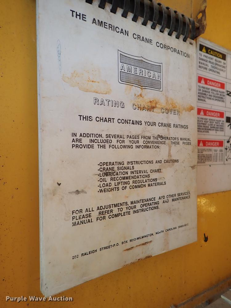 image for item DG2897 1974 American 4260 crane