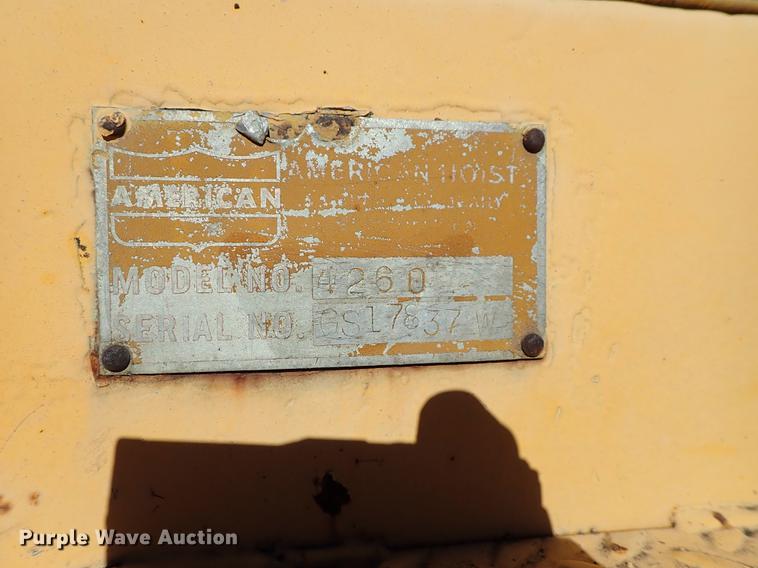 image for item DG2897 1974 American 4260 crane