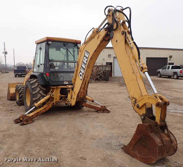 image for item DG2911 1999 John Deere 410E backhoe