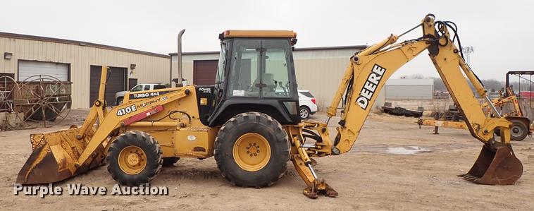 image for item DG2911 1999 John Deere 410E backhoe