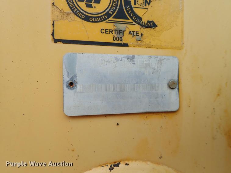 image for item DG2911 1999 John Deere 410E backhoe
