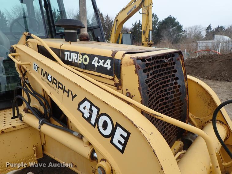 image for item DG2911 1999 John Deere 410E backhoe