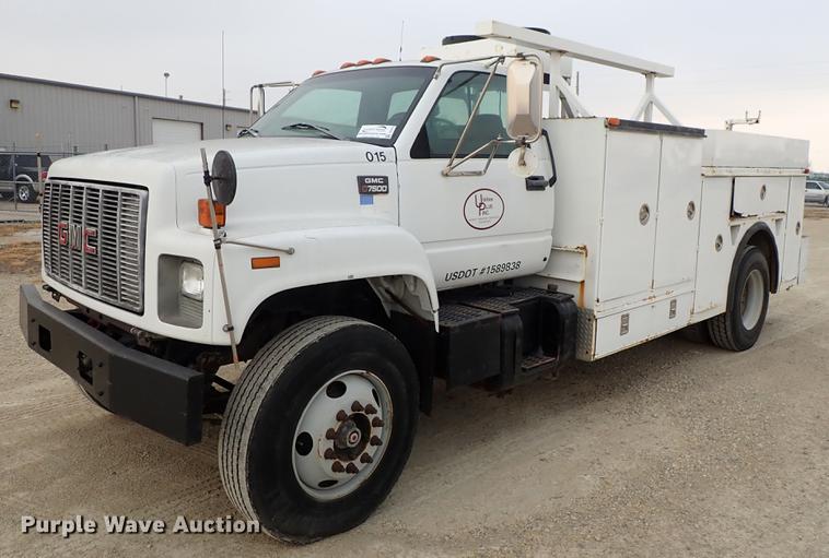 image for item DG2913 1999 GMC C7500 service truck