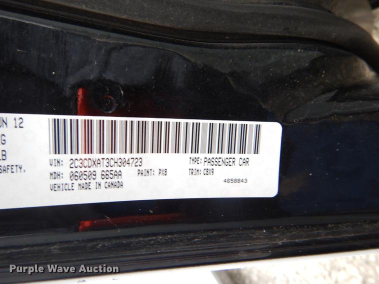 image for item DE0027 2012 Dodge Charger Police