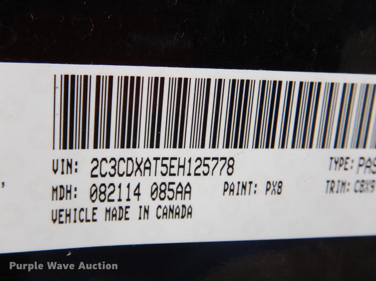 image for item DE0029 2014 Dodge Charger Police