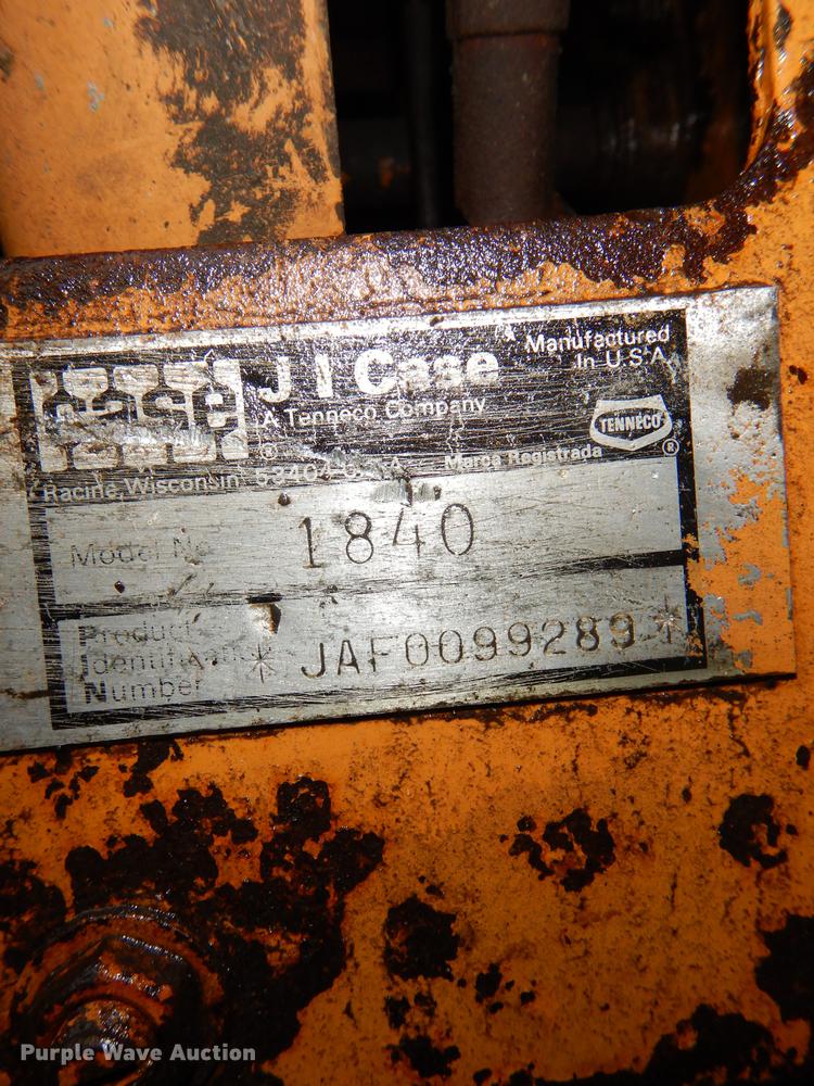image for item DE0037 1992 Case 1840 skid steer