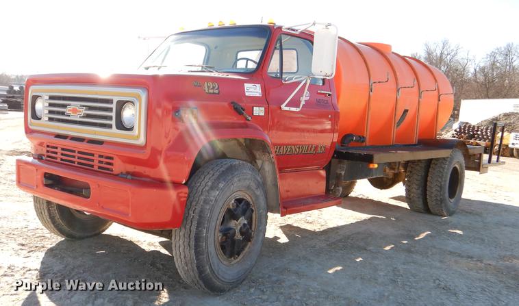 image for item DE0062 1984 Chevrolet C70 tank truck