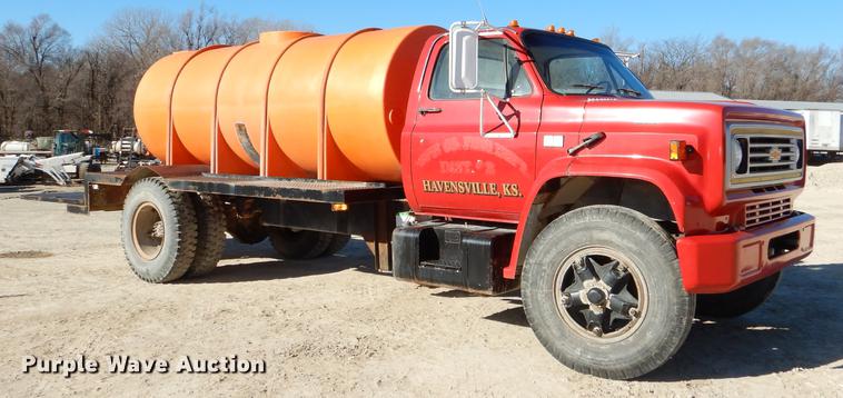 image for item DE0062 1984 Chevrolet C70 tank truck