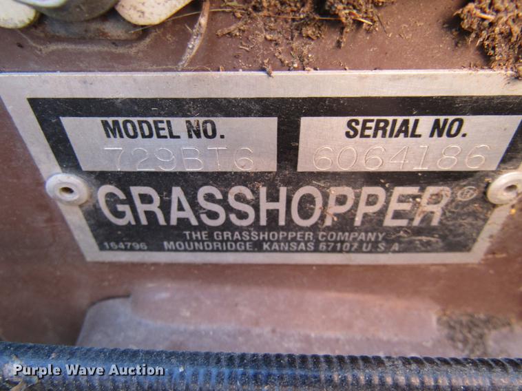 image for item DE5966 Grasshopper 729BT6 lawn mower
