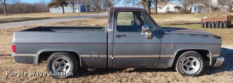 image for item DF1336 1986 Chevrolet 10 pickup truck