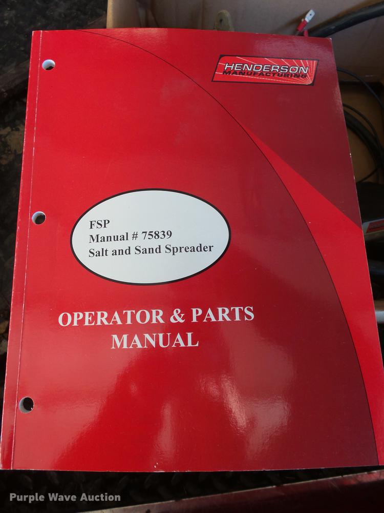 image for item DX9101 Henderson 6XMILD spreader