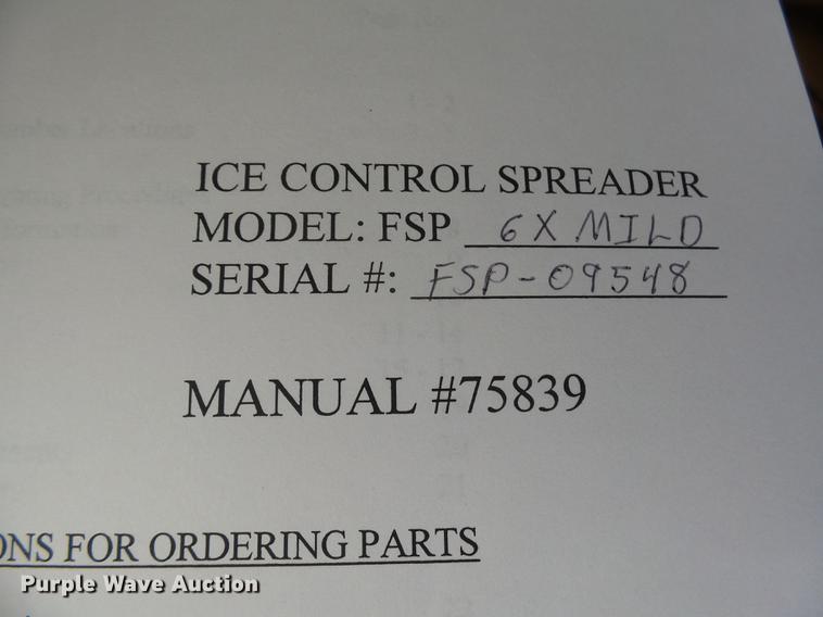 image for item DX9101 Henderson 6XMILD spreader