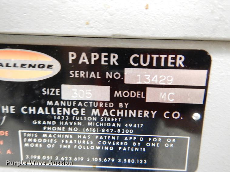 image for item EA9116 Challenge paper cutter