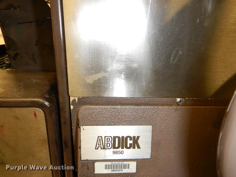 image for item EA9120 AB Dick 9850 printing press