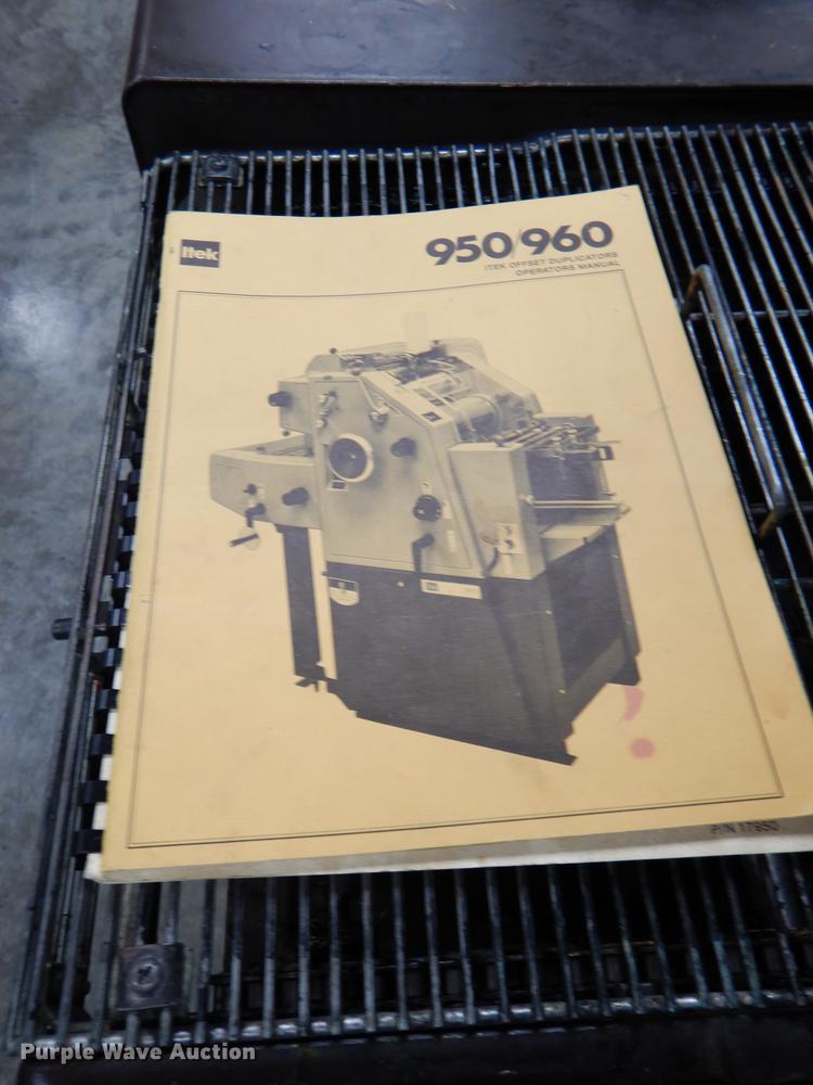 image for item EA9120 AB Dick 9850 printing press