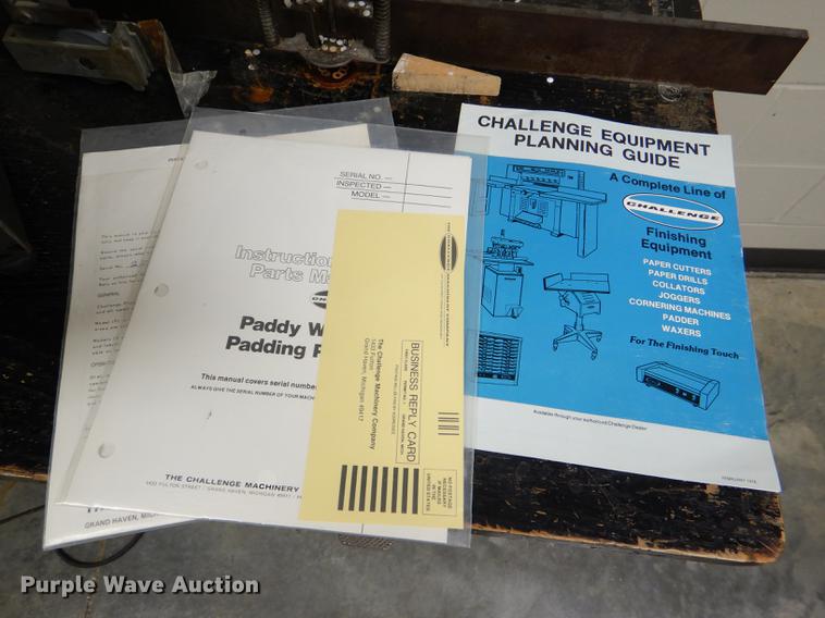 image for item EA9123 Paper equipment