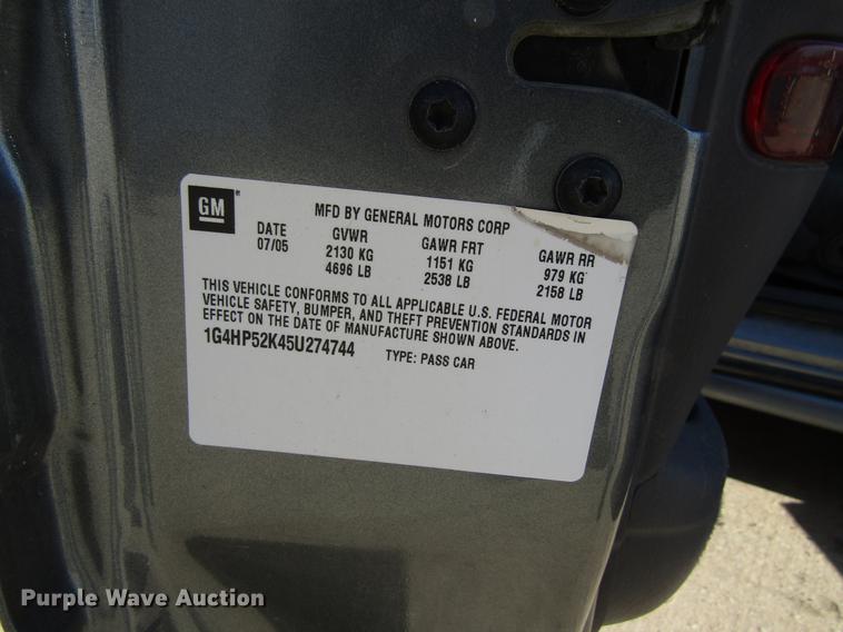 image for item EU9544 2005 Buick LeSabre Custom