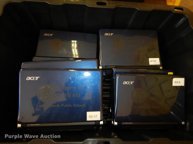 image for item G1442 (72) Acer Aspire One laptops