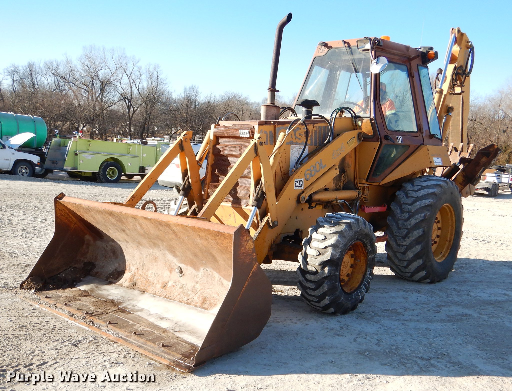 1992 Case 680L backhoe in Westmoreland, KS Item DE0072 sold Purple Wave