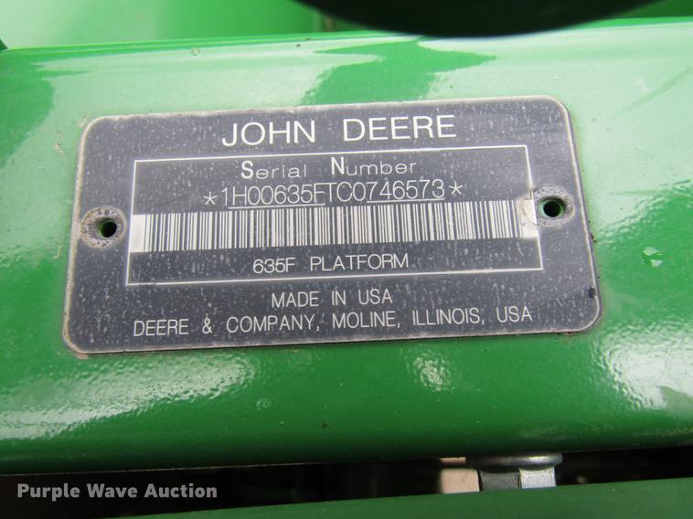 image for item DE5970 2012 John Deere 635F flex head