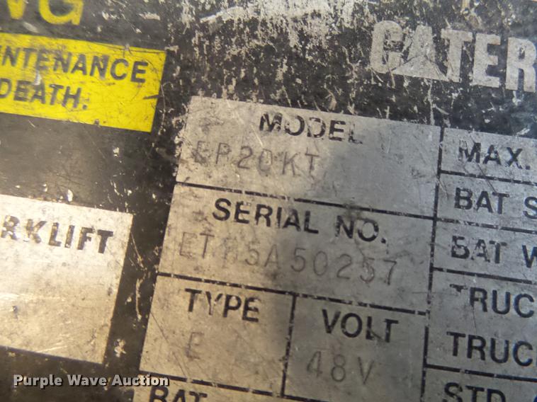 image for item DX9168 Caterpillar EP20KT forklift