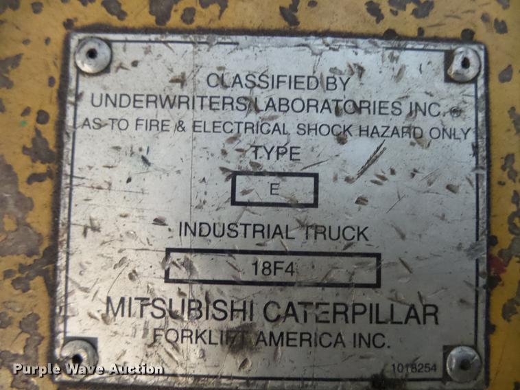 image for item DX9169 Caterpillar EP20KT forklift