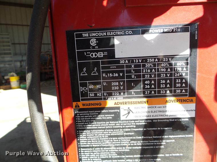 image for item EQ9030 Lincoln Electric MIG welder