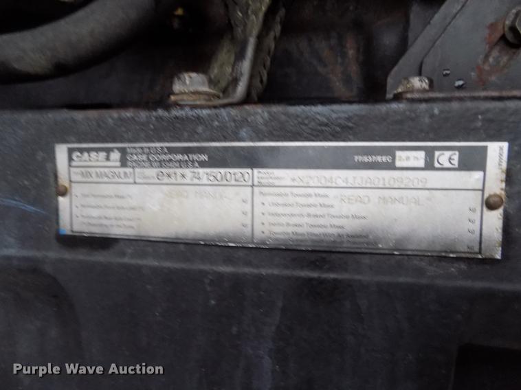 image for item FE9283 2001 Case IH MX200 Magnum MFWD tractor