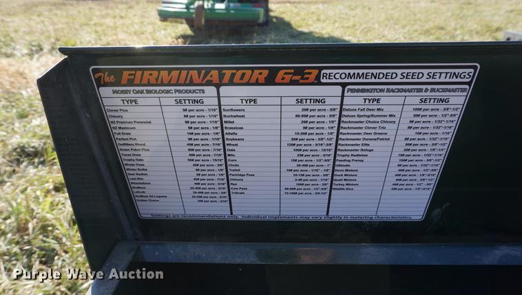 image for item G1439 The Firminator G-3 tiller/seeder