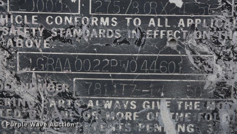 image for item DE3335 1993 Great Dane 7811TZ-1W50 dry van trailer