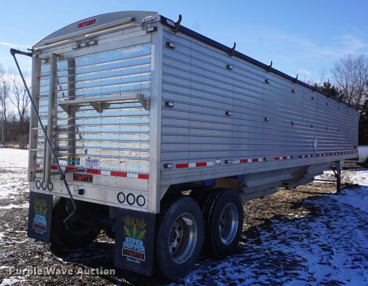 image for item DF1687 2016 Timpte Super Hopper double hopper grain trailer