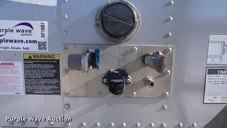 image for item DF1687 2016 Timpte Super Hopper double hopper grain trailer