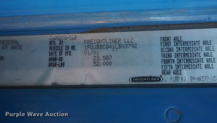 image for item DF1731 2001 Freightliner Century Class ST semi truck