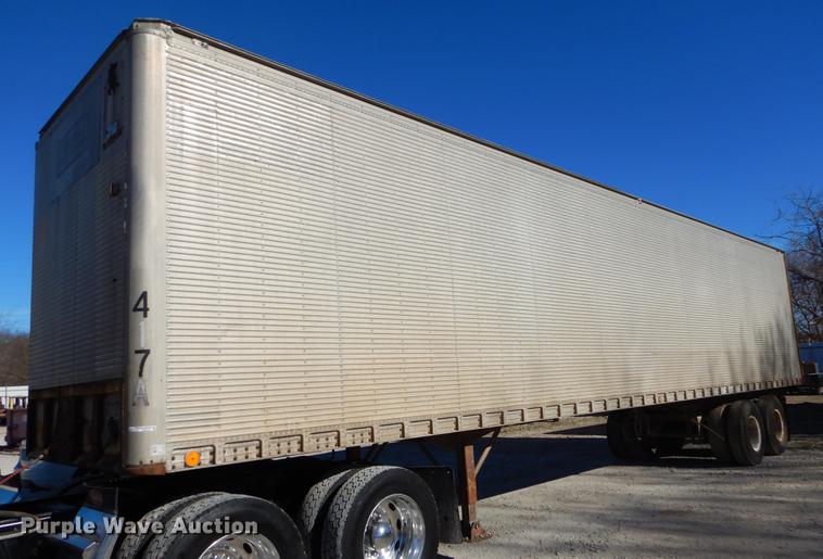 image for item ER9370 1972 Fruehauf dry van trailer