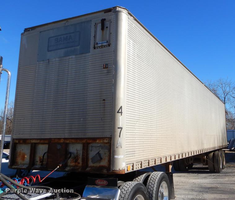 image for item ER9370 1972 Fruehauf dry van trailer