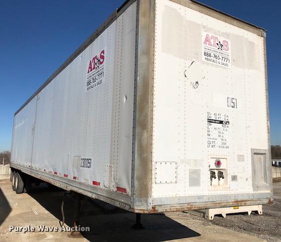 image for item G1468 1995 Miller dry van trailer