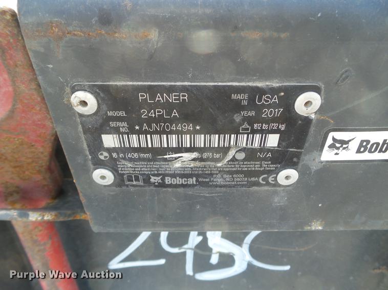 image for item DD0712 Bobcat 24PLA cold planer