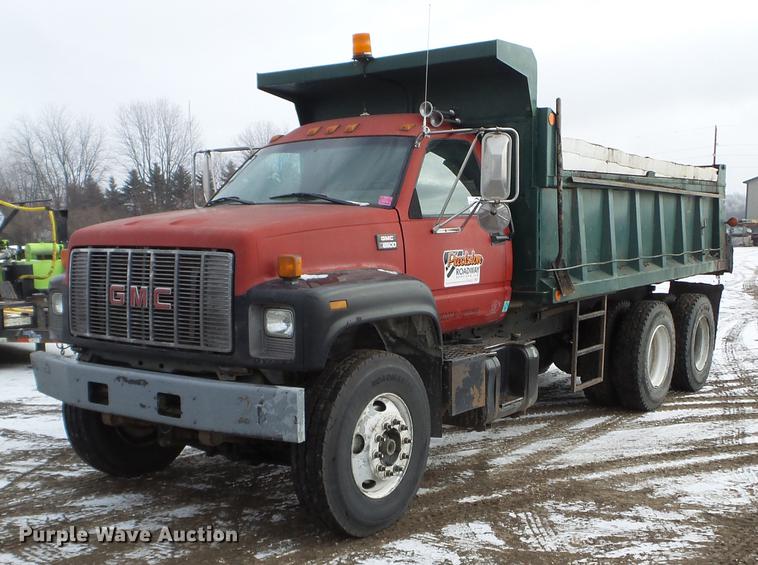 image for item DD0717 2002 GMC C7500 dump truck