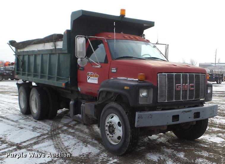 image for item DD0717 2002 GMC C7500 dump truck