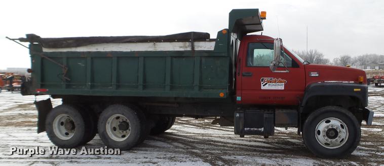 image for item DD0717 2002 GMC C7500 dump truck