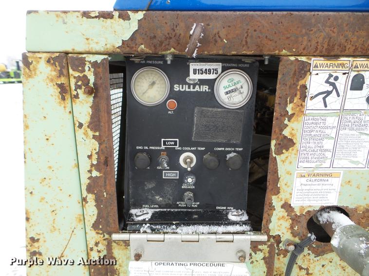 image for item DD0723 Sullair 185H air compressor