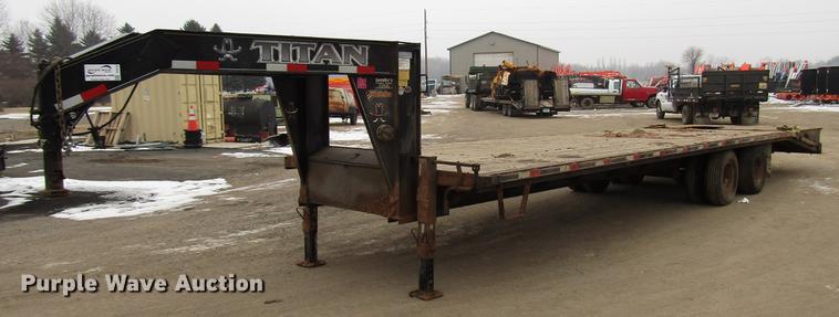 image for item DD0730 2014 Titan equipment trailer